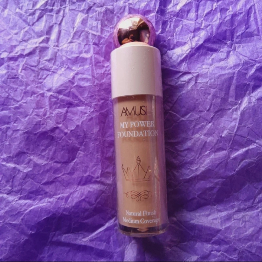 Amuse My Power Foundation Natural Finish Medium Coverage BNIB
